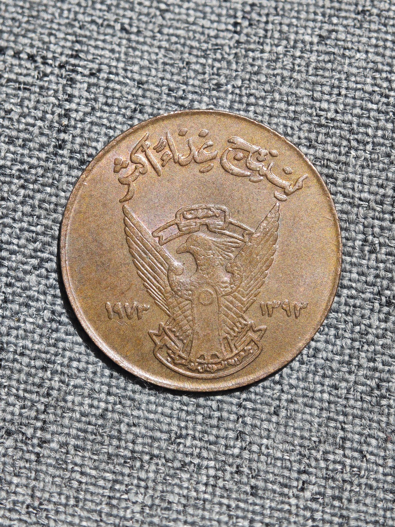 外国硬币收藏店第4期 苏丹1975年5米莉姆世界粮农组织纪念币