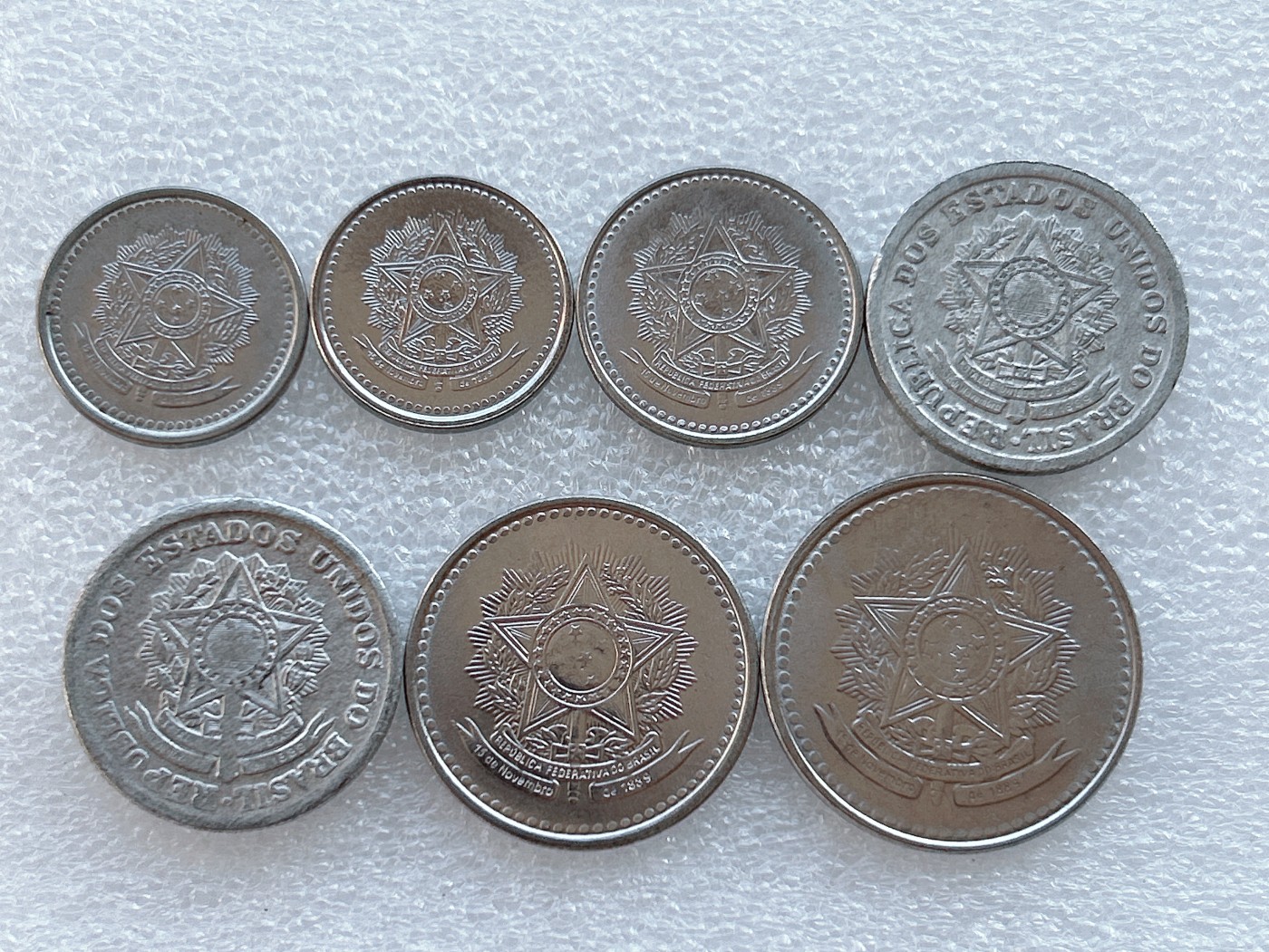 全场一元起拍 世界钱币散币、银币专场 第45期 巴西硬币7枚