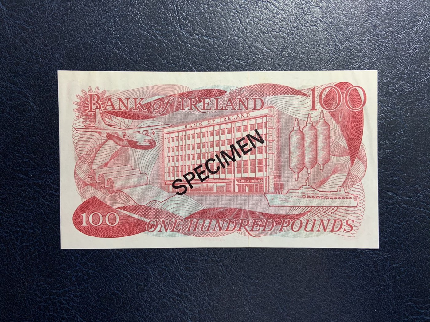 收藏联盟Quantum Auction 第309期拍卖  北爱尔兰1978年100镑收藏者样票 品相UNC-
