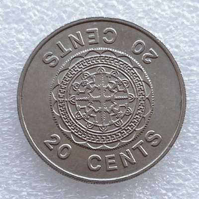 全场一元起拍 世界钱币散币、银币专场 第45期 所罗门群岛1977年20分硬币