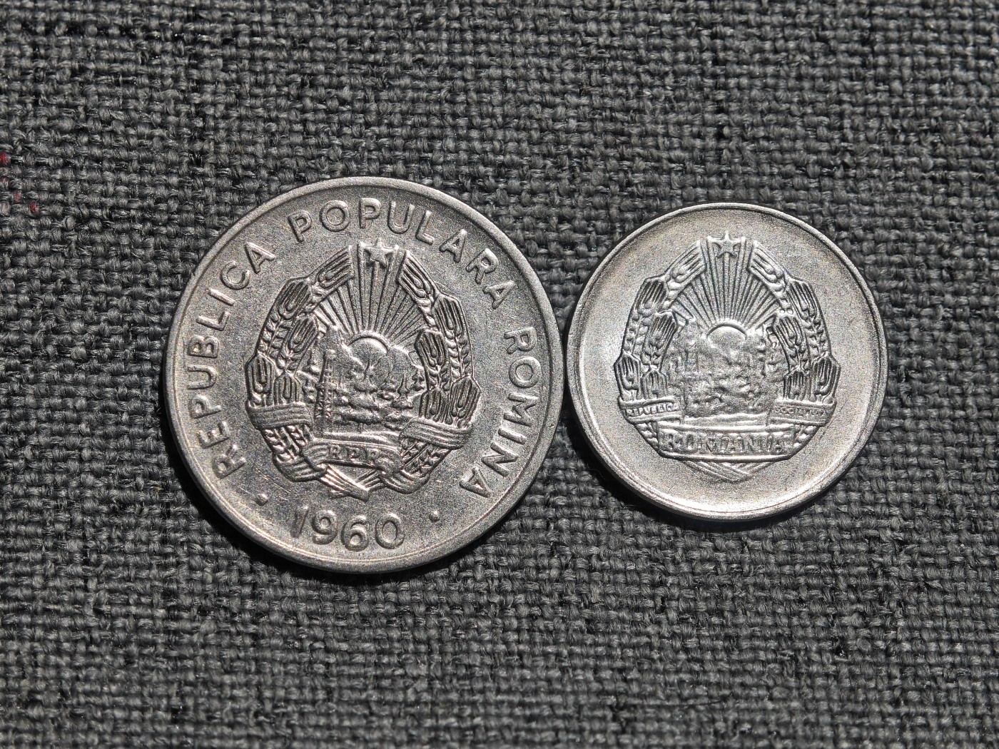 外国硬币收藏店第4期 罗马尼亚60年代15、5巴尼2枚