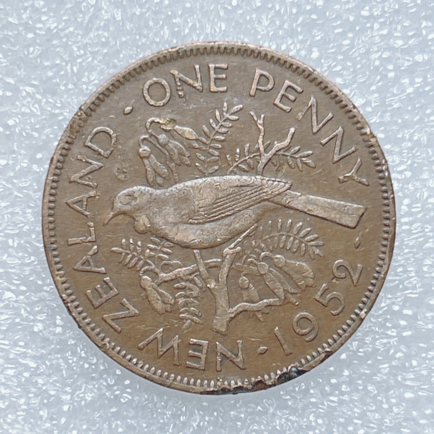 全场一元起拍 世界钱币散币、银币专场 第45期 新西兰1952年1便士铜币 乔六