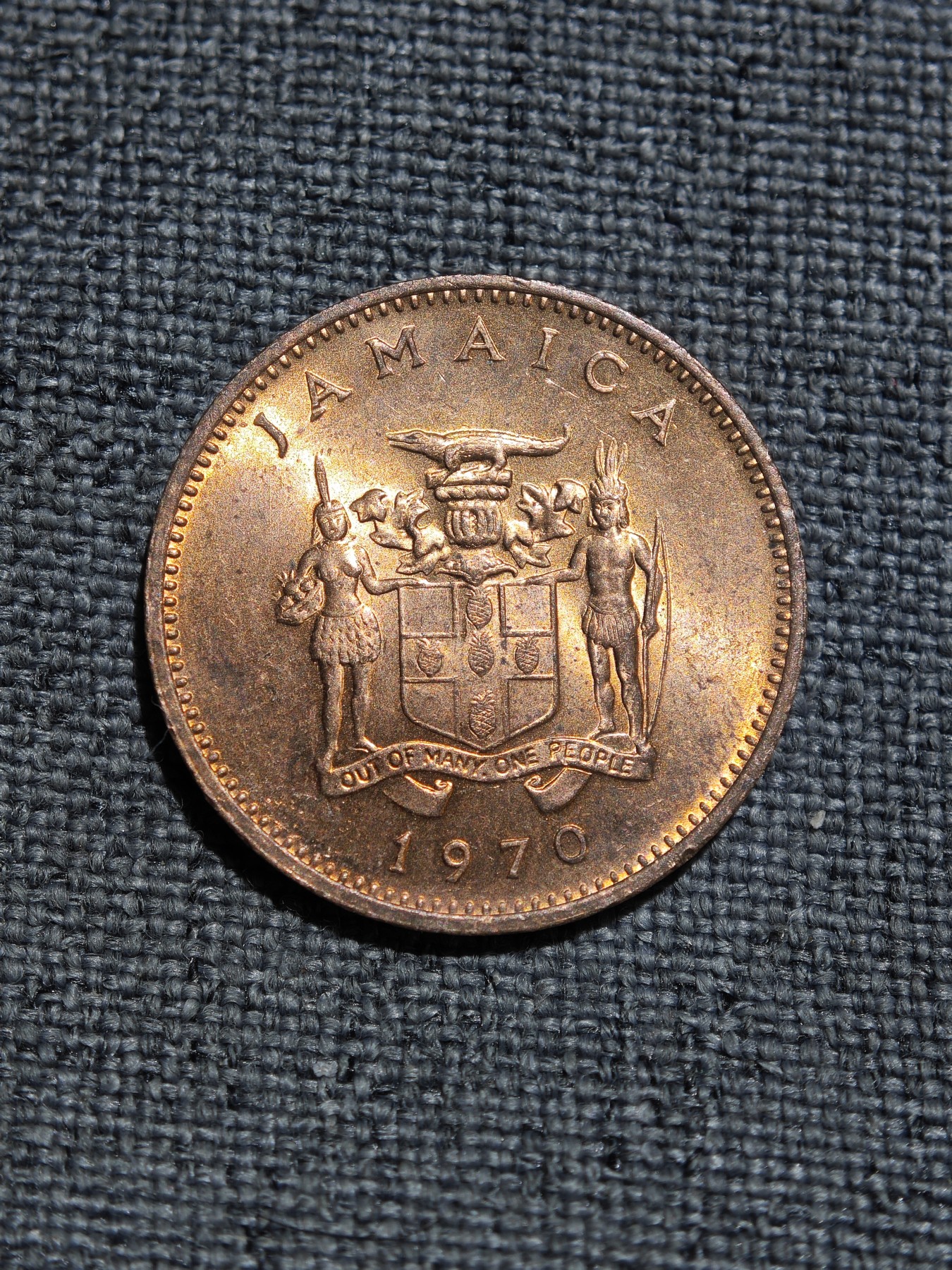 外国硬币收藏店第4期 牙买加1970年1分