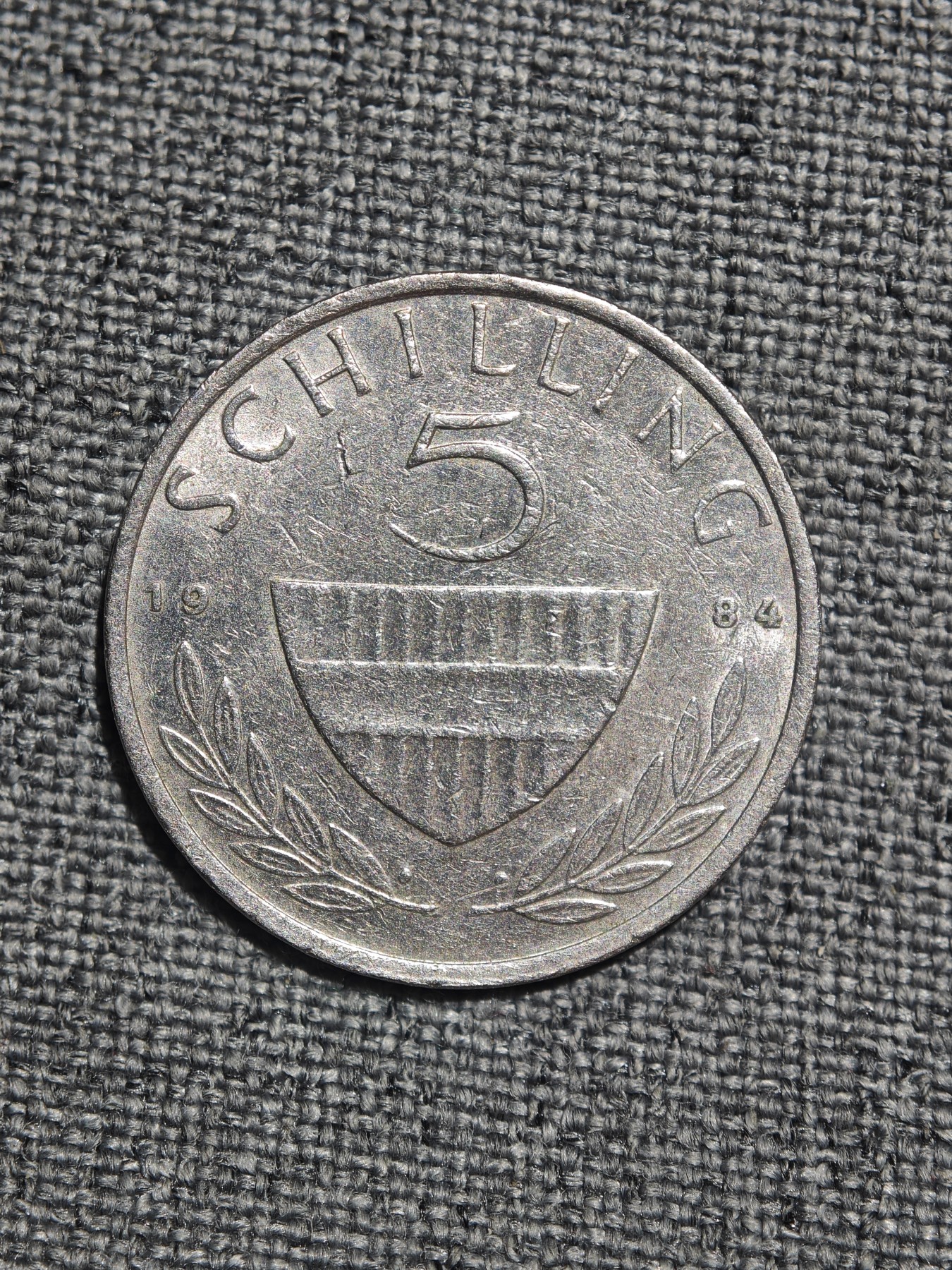 外国硬币收藏店第4期 奥地利1984年骑士5先令