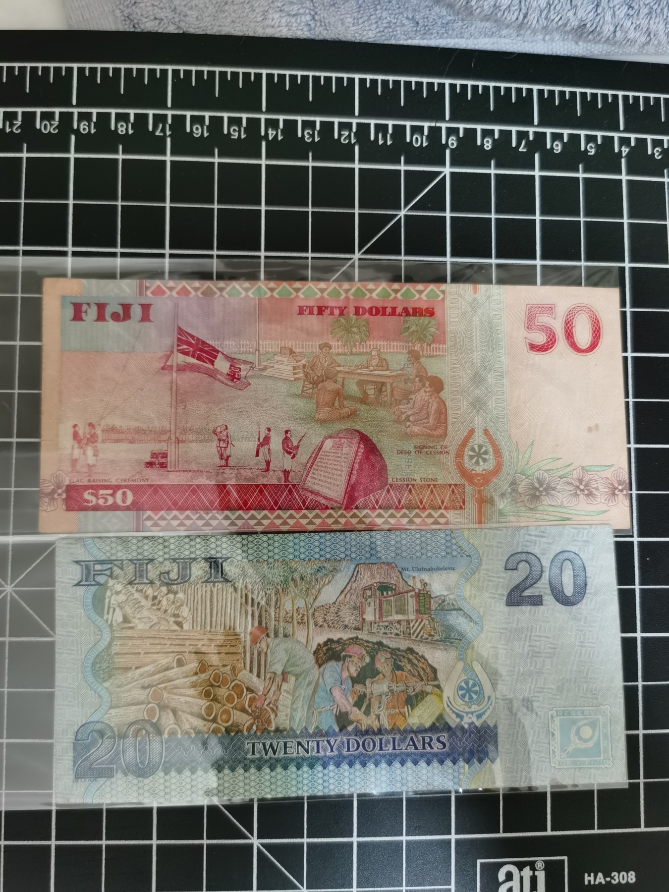 Inmortal auction 旧钞场（本期全旧品相） 斐济20-50，旧