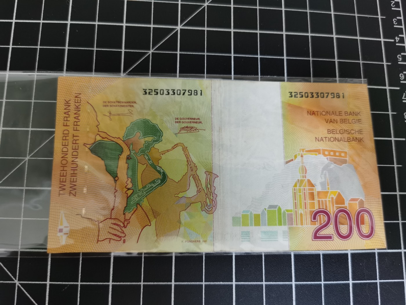 Inmortal auction 旧钞场（本期全旧品相） 比利时200，旧