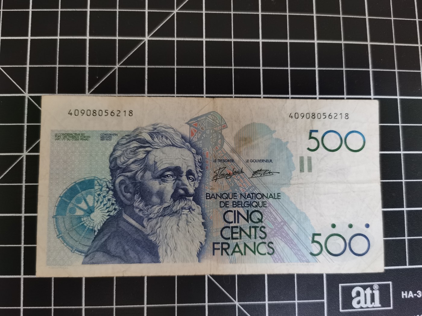 Inmortal auction 旧钞场（本期全旧品相） 比利时500，旧