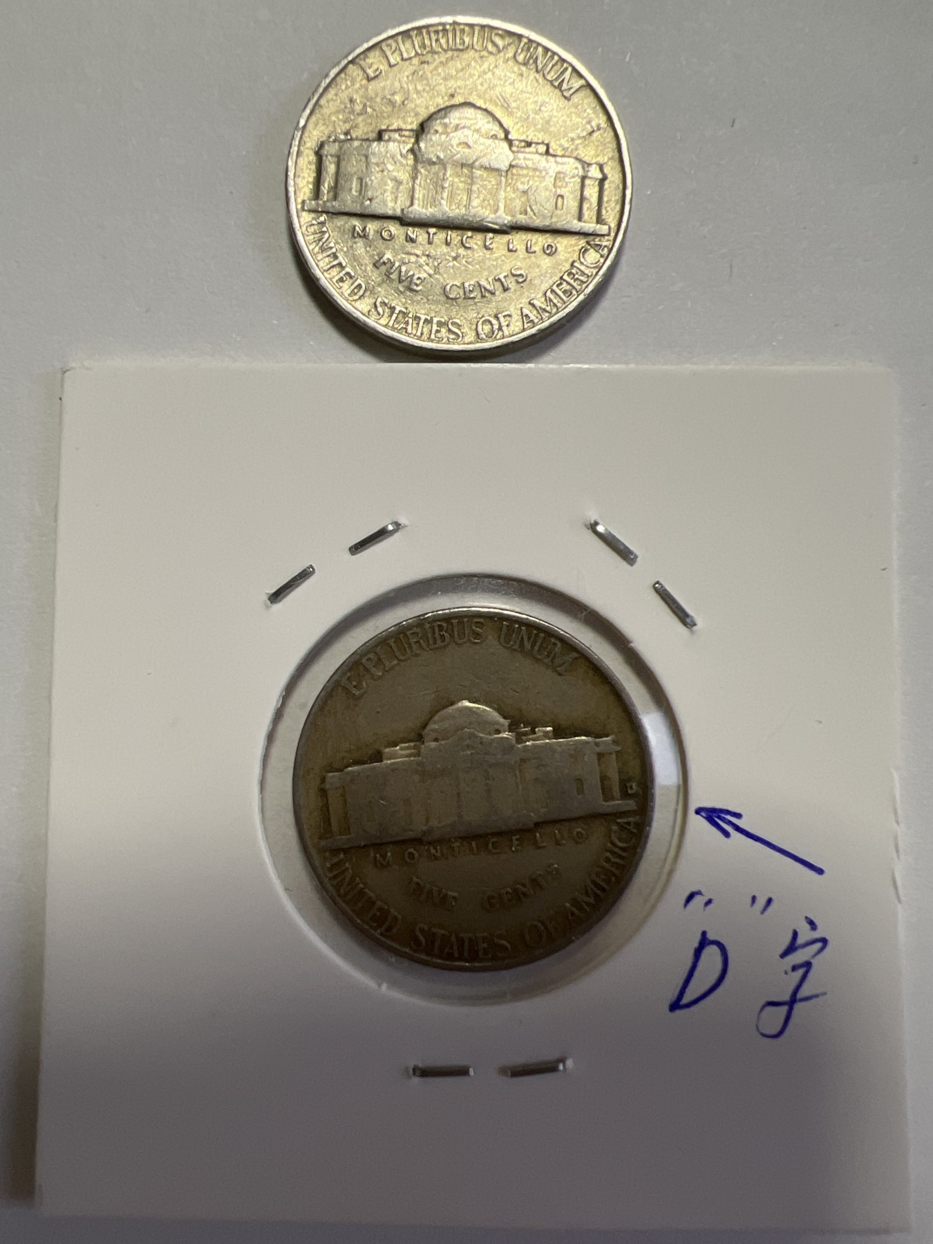 第479期 硬币专场 （无押金，捡漏，全场50包邮，偏远地区除外，接收代拍业务） 美5分两枚