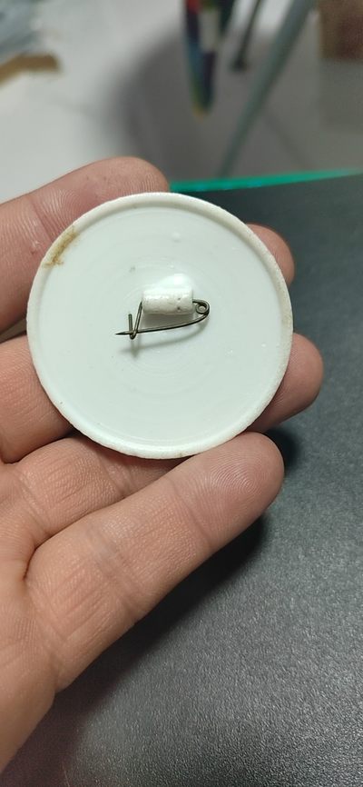 毛主席像章拍场 🔥🔥去安源陶瓷章🔥🔥毛主席像章，49.7毫米