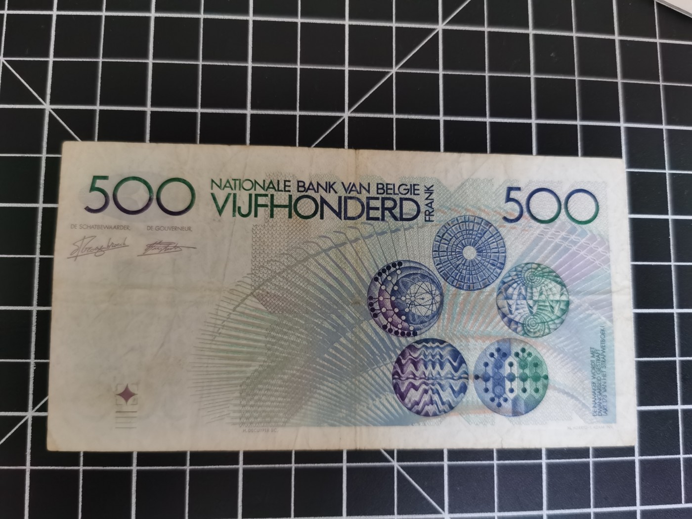 Inmortal auction 旧钞场（本期全旧品相） 比利时500，旧