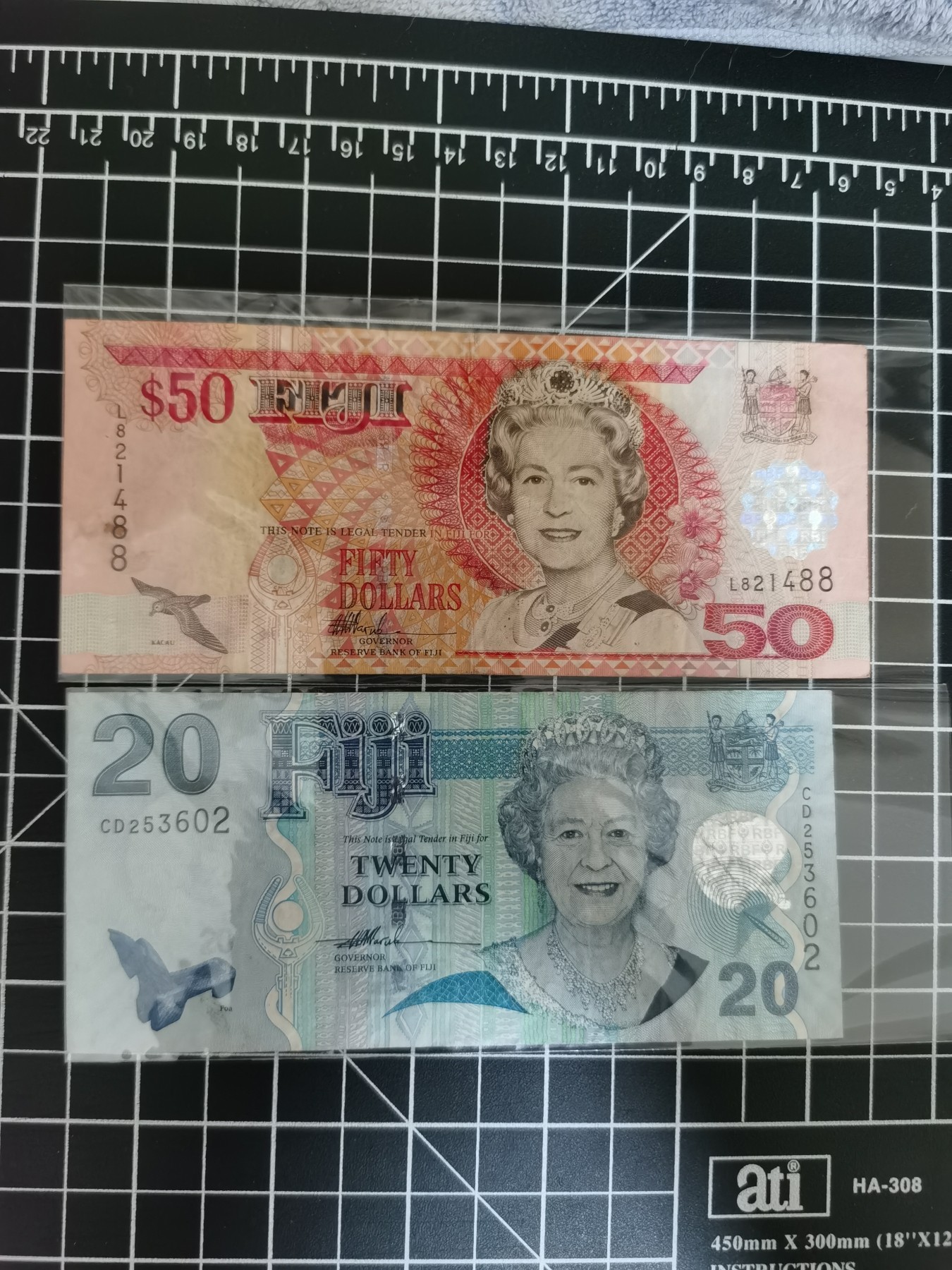 Inmortal auction 旧钞场（本期全旧品相） 斐济20-50，旧