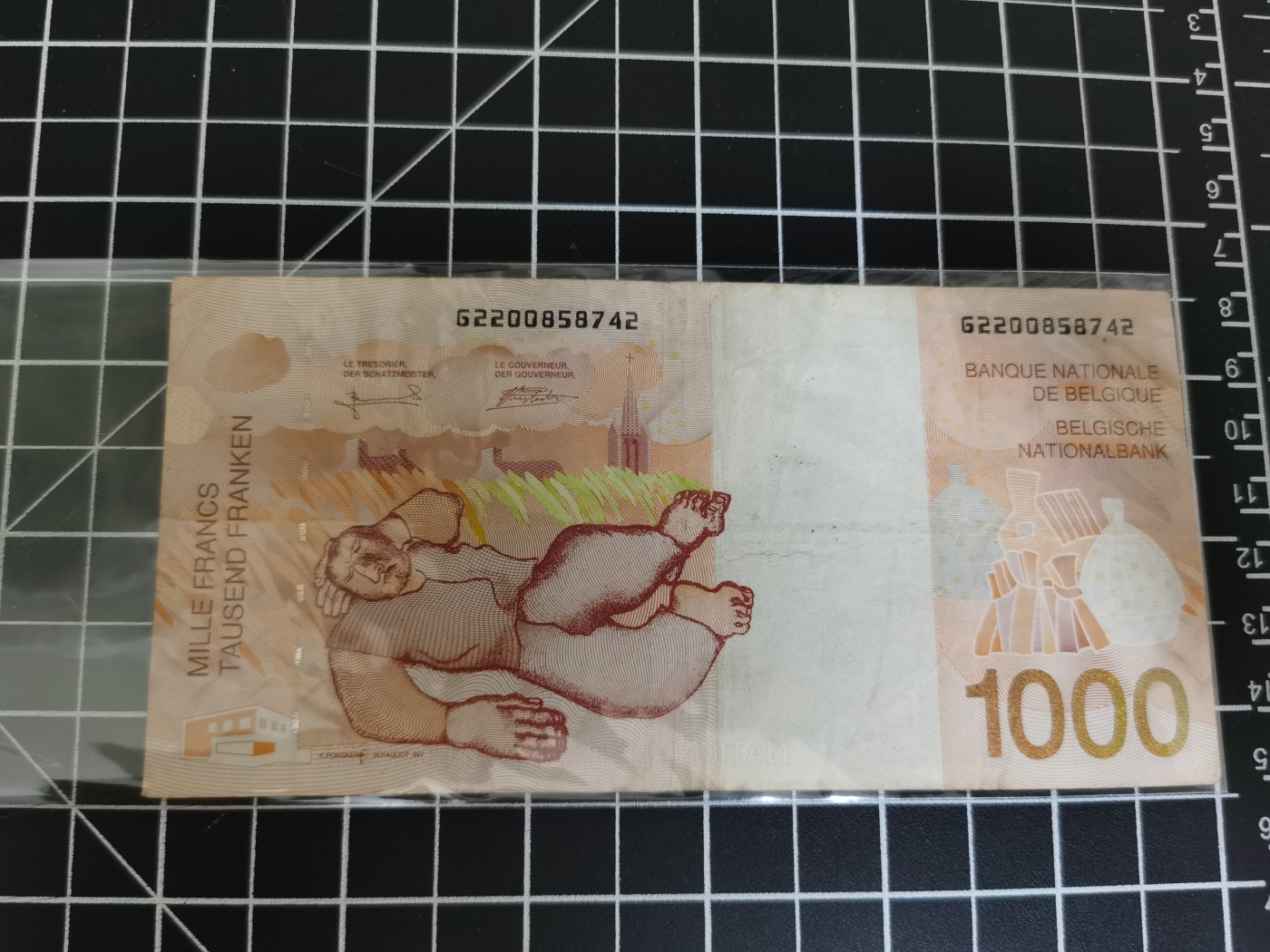 Inmortal auction 旧钞场（本期全旧品相） 比利时1000，旧