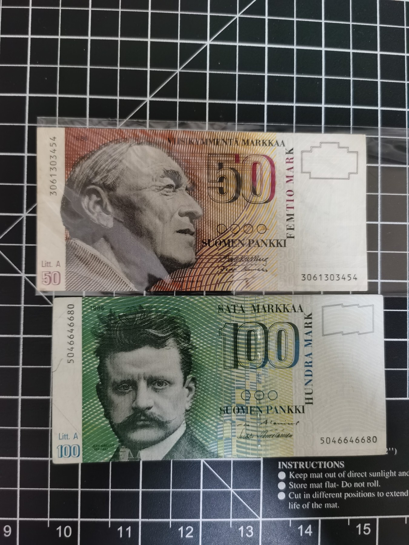 Inmortal auction 旧钞场（本期全旧品相） 芬兰50-100，旧