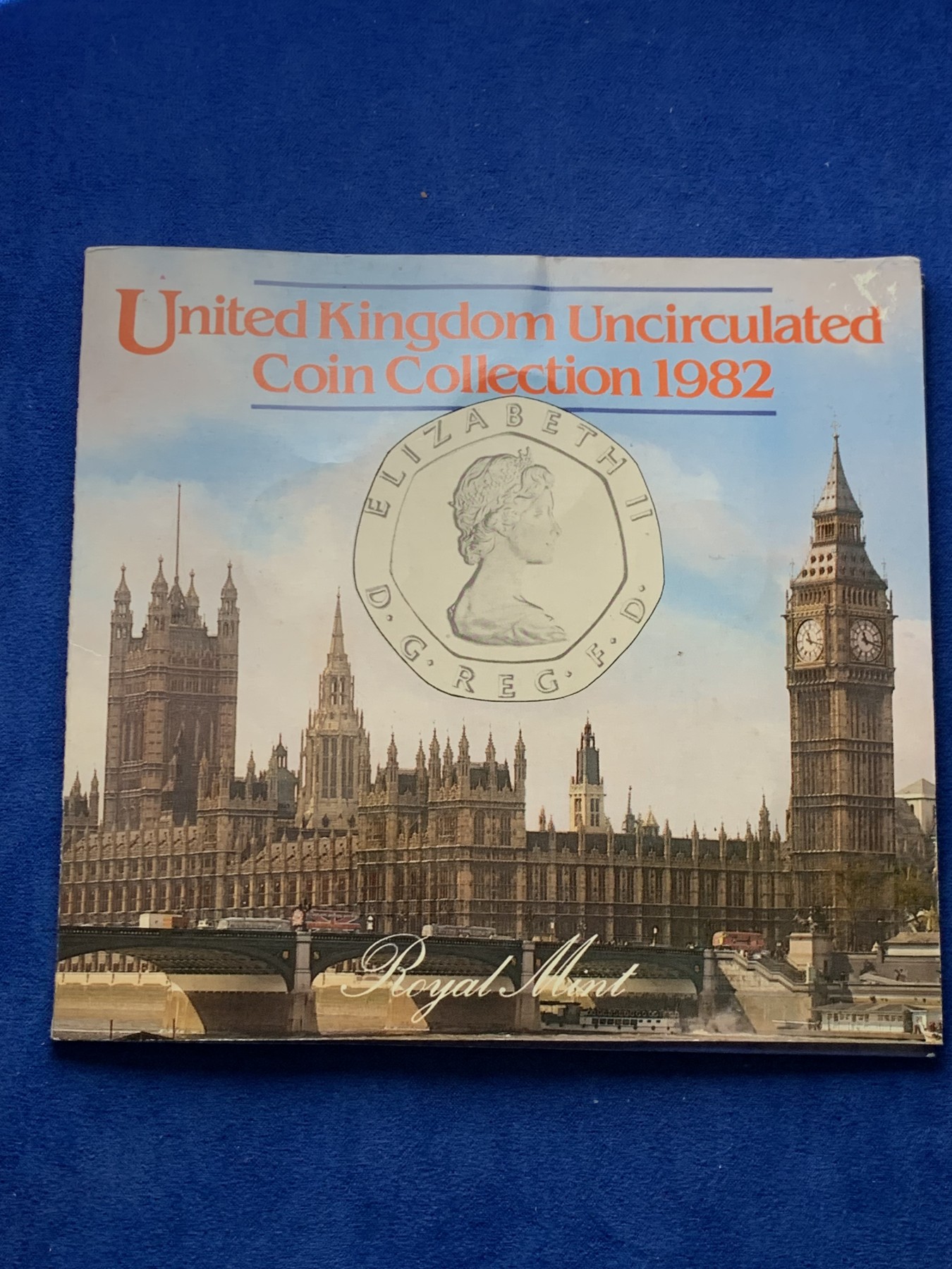 《竞宝斋》第222场-周日，周一 2场 (全场包邮) 英国1982年套币(7枚)