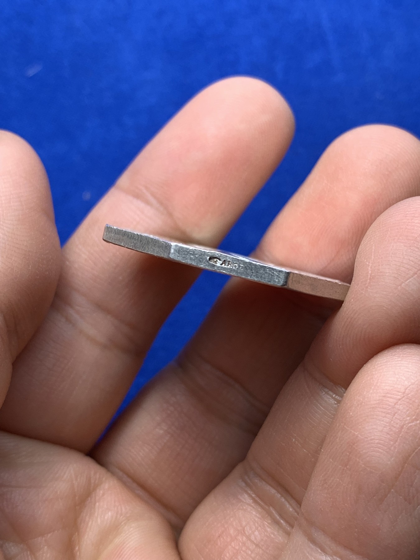 《竞宝斋》第222场-周日，周一 2场 (全场包邮) 法国1845-1860路易十八火灾保险银质八角代币 对角30.5mm 13.3g unc 边铭 手指A 早期品种