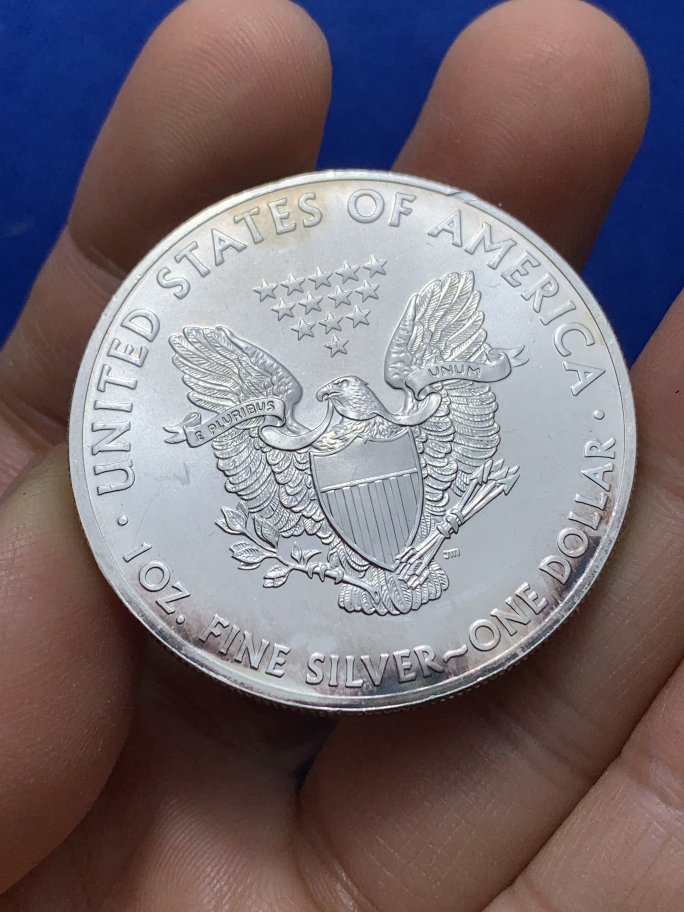 《竞宝斋》第222场-周日，周一 2场 (全场包邮) 美国2015年行走女神1盎司大银币，币面状态带磨砂效果，ms品相，含银量0.999，重31.1克