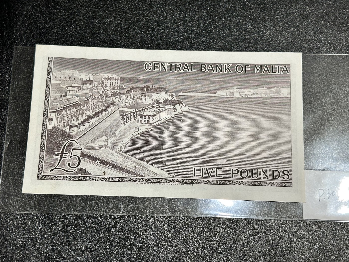 《外钞收藏家》第三百二十期（爱尔兰、北爱尔兰、马耳他专场） 马耳他1967年5镑 AU品相