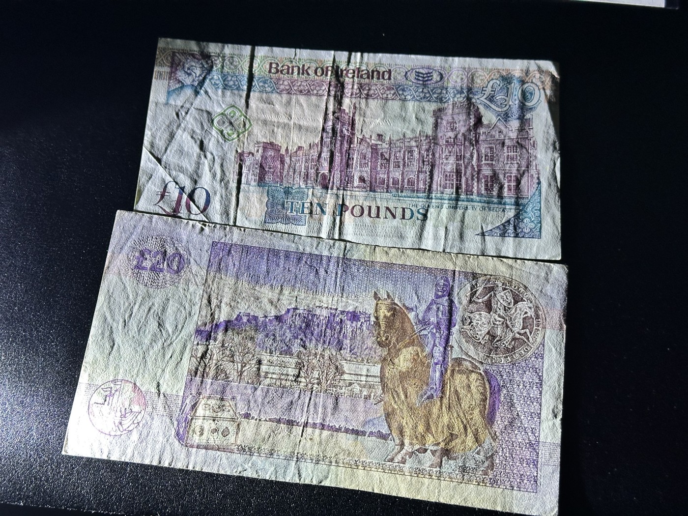 《外钞收藏家》第三百二十期（爱尔兰、北爱尔兰、马耳他专场） 爱尔兰银行1998年10镑/苏格兰1997年20镑，流通品