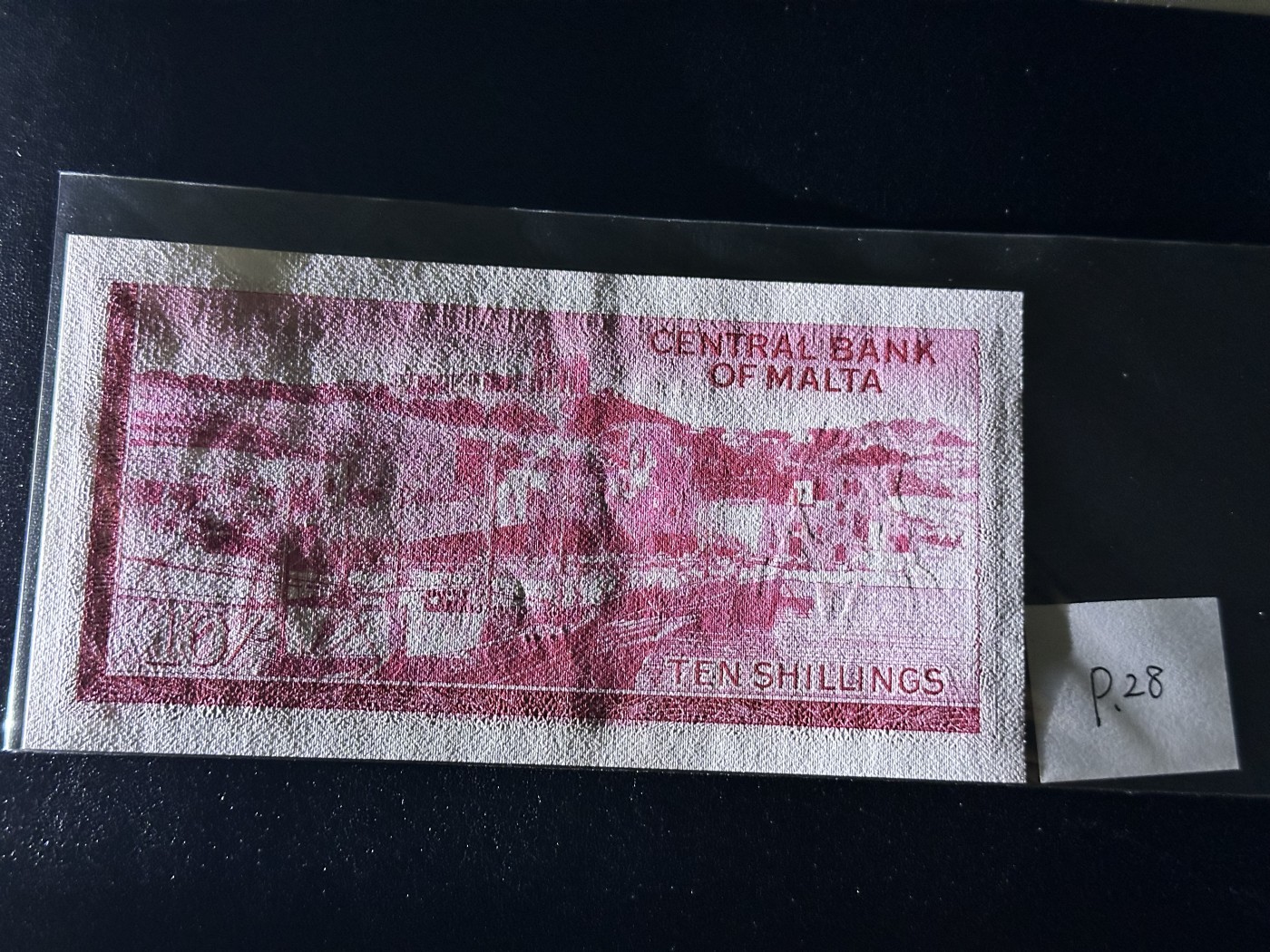 《外钞收藏家》第三百二十期（爱尔兰、北爱尔兰、马耳他专场） 马耳他1967年10先令 UNC- 中间的有点感觉不太好