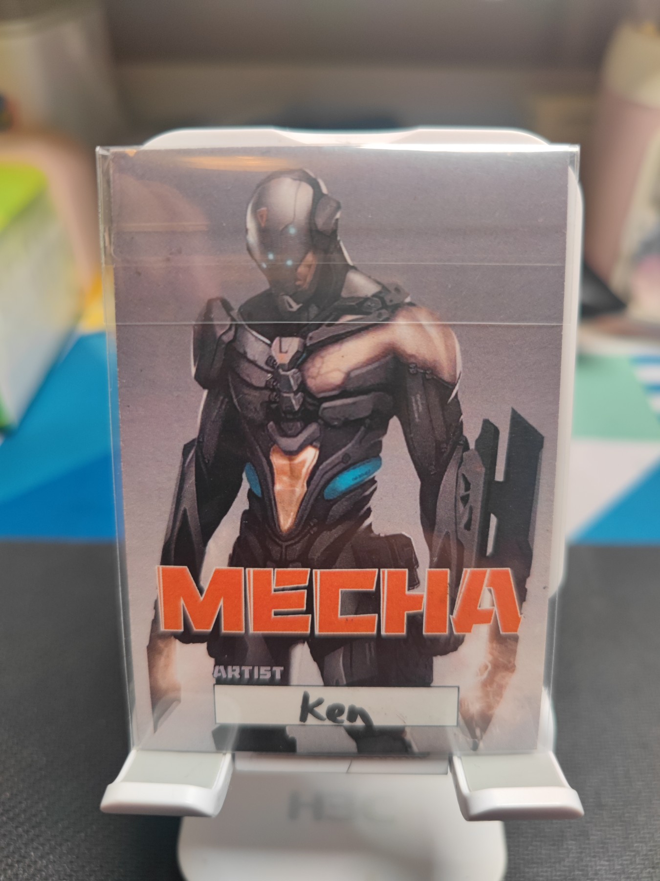 （中福卡博会专场拍卖）妖精的尾巴卡牌拍卖第八场(萝卜开会) 高达手绘卡，画师:ken