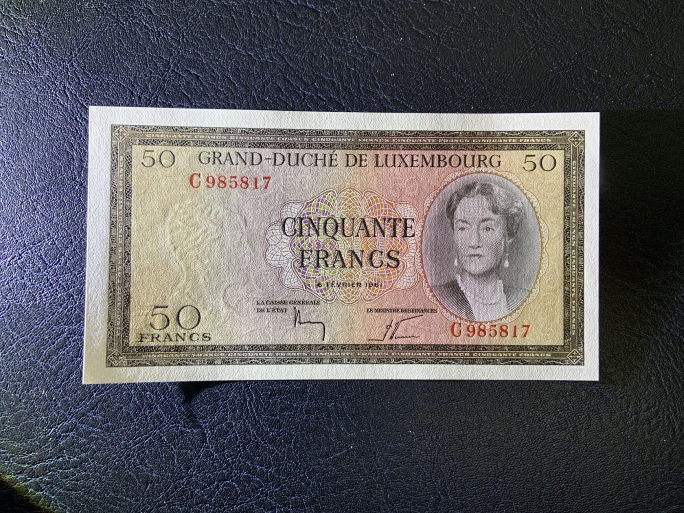收藏联盟Quantum Auction 第310期拍卖 (已更新) 卢森堡1961年50法郎 品相UNC 号码无4