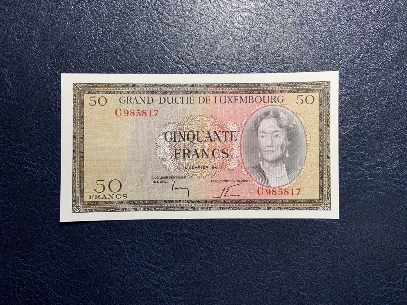 收藏联盟Quantum Auction 第310期拍卖 (已更新) 卢森堡1961年50法郎 品相UNC 号码无4