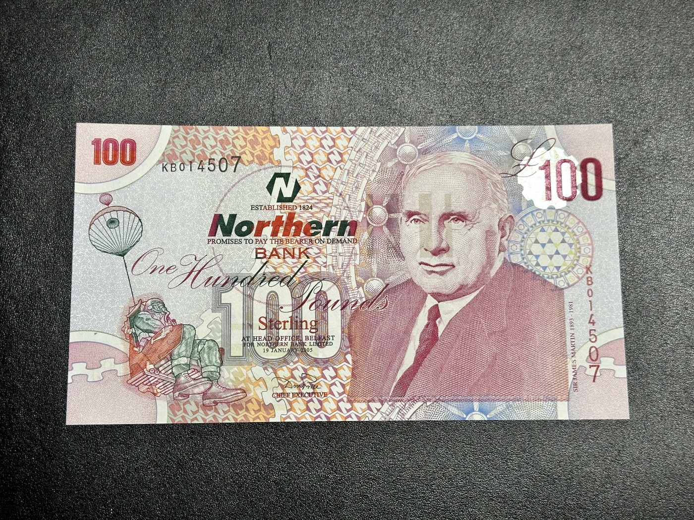 《外钞收藏家》第三百二十期（爱尔兰、北爱尔兰、马耳他专场） 北爱尔兰北方银行2005年100镑 全新UNC