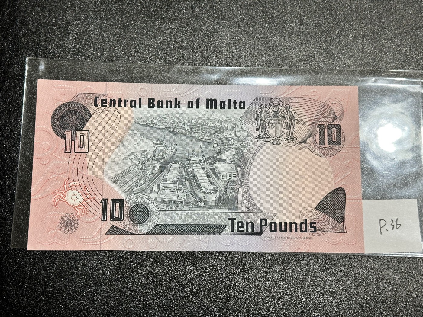 《外钞收藏家》第三百二十期（爱尔兰、北爱尔兰、马耳他专场） 马耳他1967年10里拉（1979年版） 全新UNC