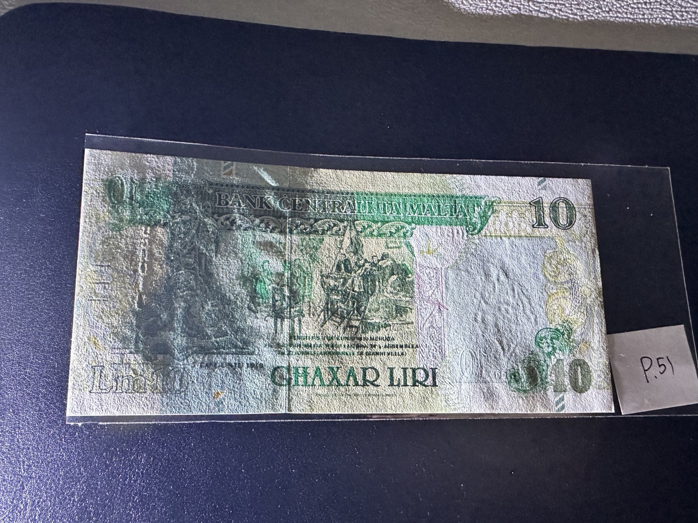 《外钞收藏家》第三百二十期（爱尔兰、北爱尔兰、马耳他专场） 马耳他1967年10里拉（2000年版）千禧年纪念钞 全新UNC