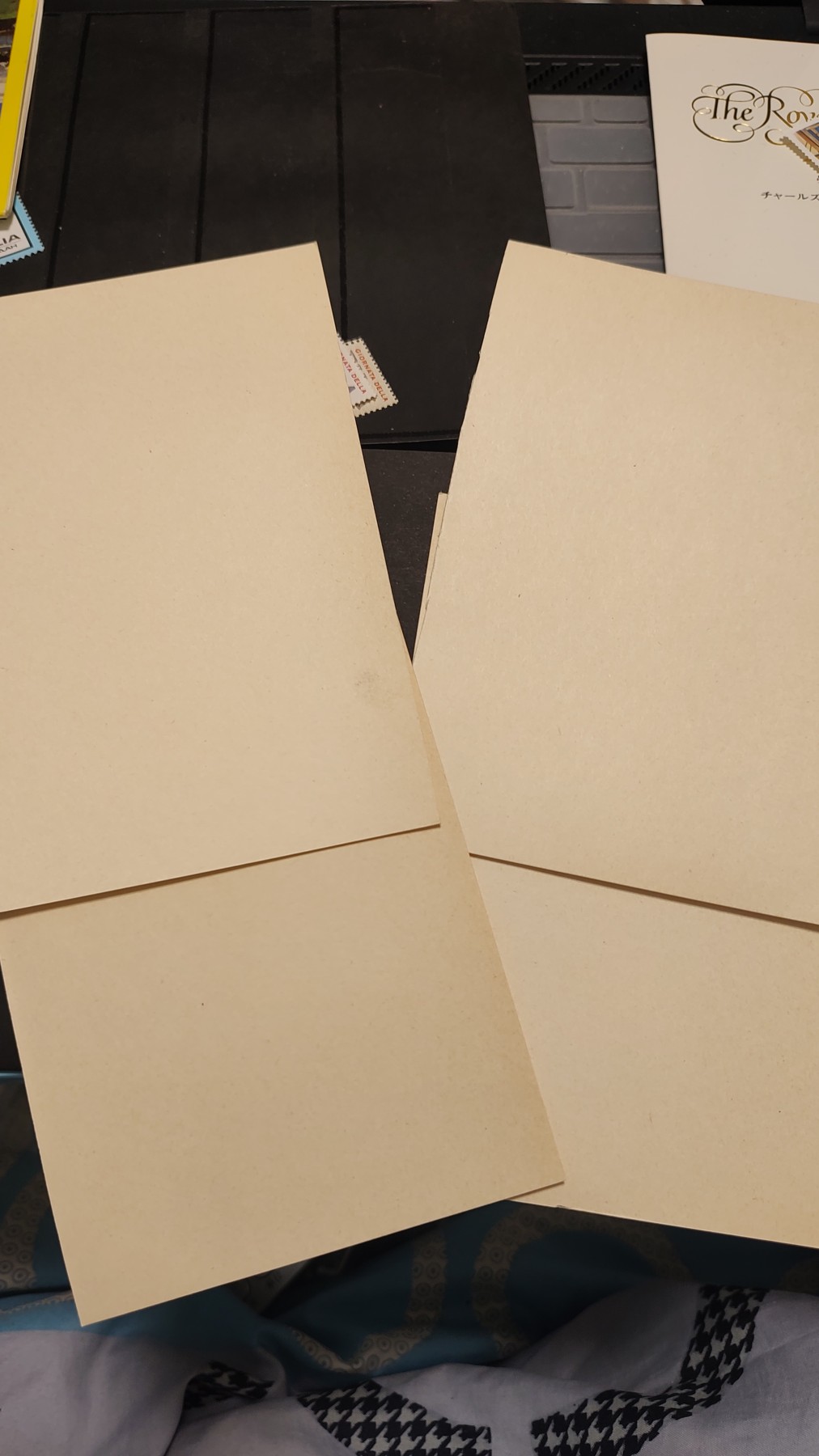 一月邮币社第十一期拍卖国际邮票专场 日本首日卡四枚