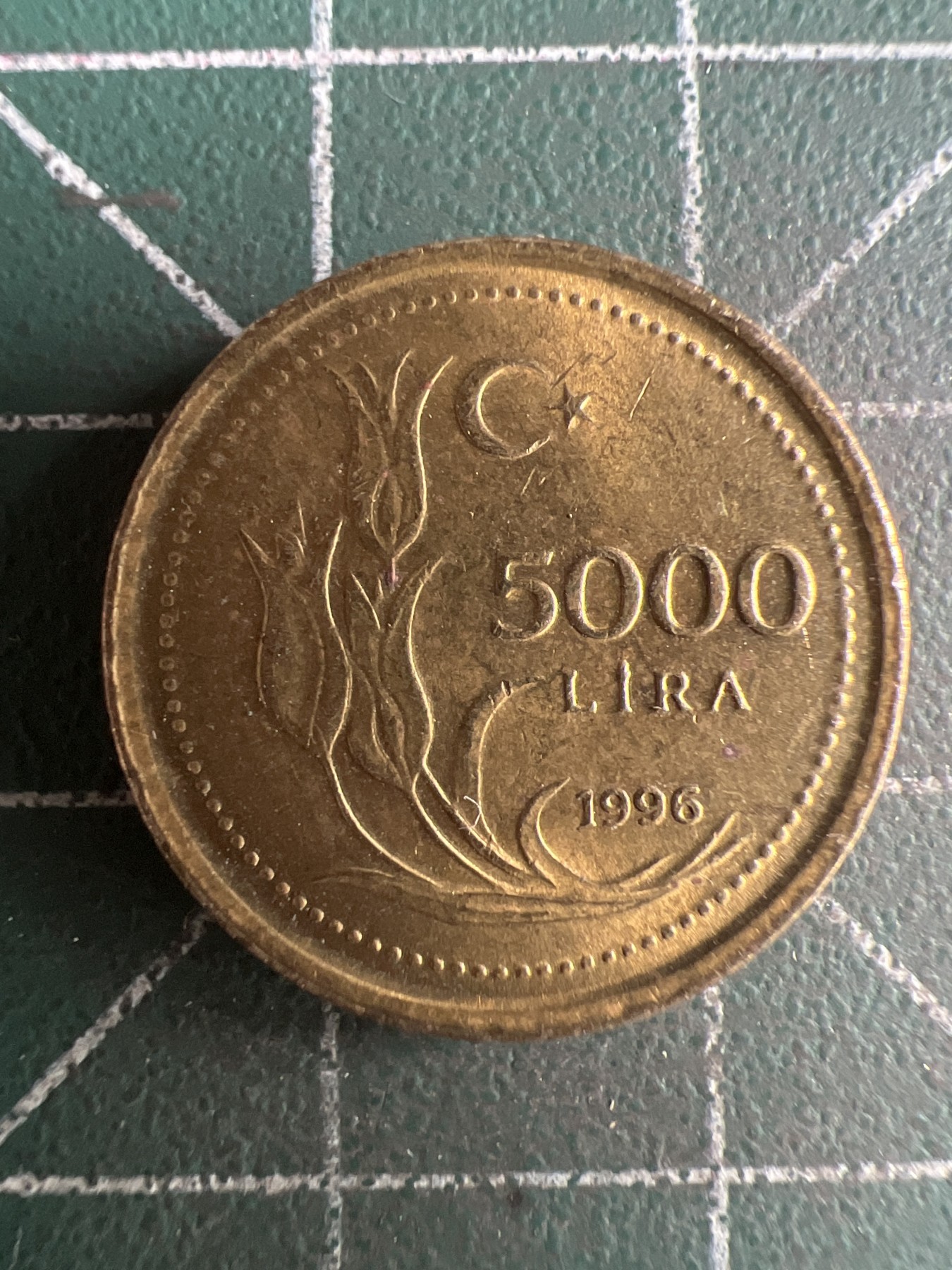 第497期 硬币专场 （无押金，捡漏，全场50包邮，偏远地区除外，接收代拍业务） 土耳其5000里拉