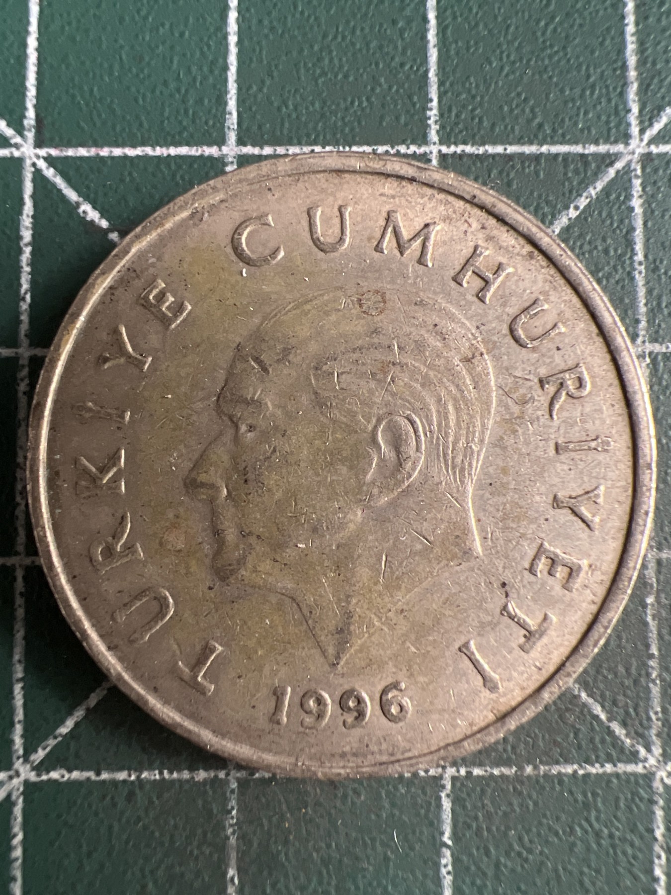 第497期 硬币专场 （无押金，捡漏，全场50包邮，偏远地区除外，接收代拍业务） 土耳其50bin 里拉 1996年