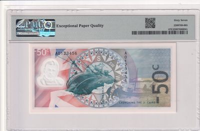 🌗乐淘淘世界纸币拍卖 第33期 测试钞专场🌓 南极旅行商业钞 PMG67EPQ