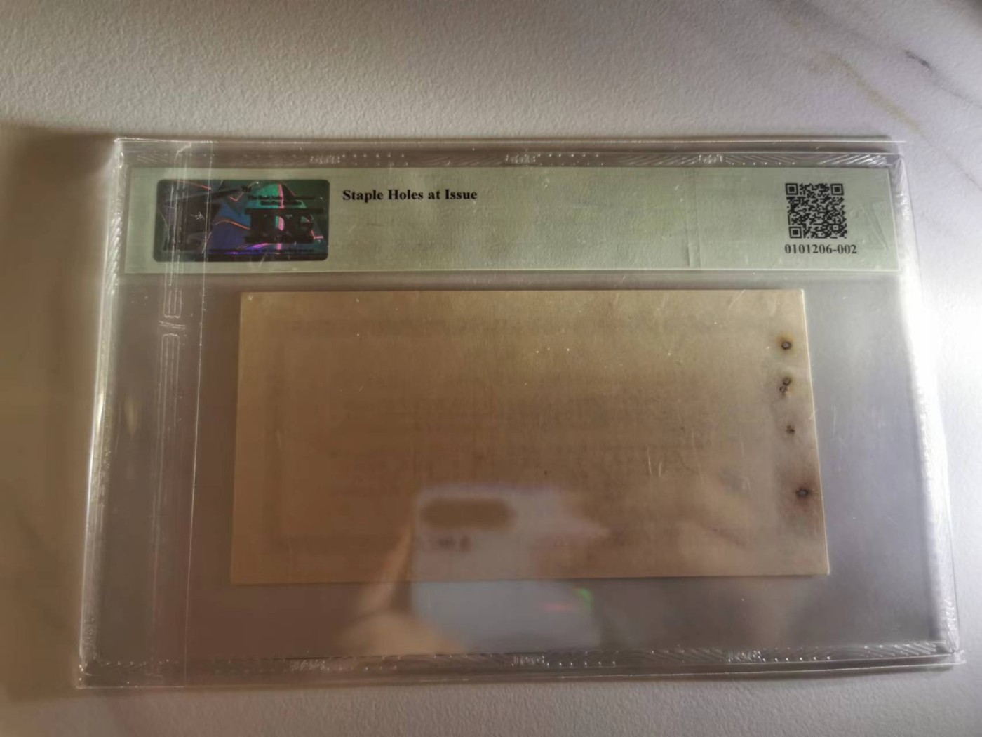 254.【鲸贝乐淘★两拍包邮】弟子规·第“父母教，须敬听， 父母责，须顺承。”号拍卖 【票样】1953年专业军人补贴券票样，背面票样，TQG认定保真