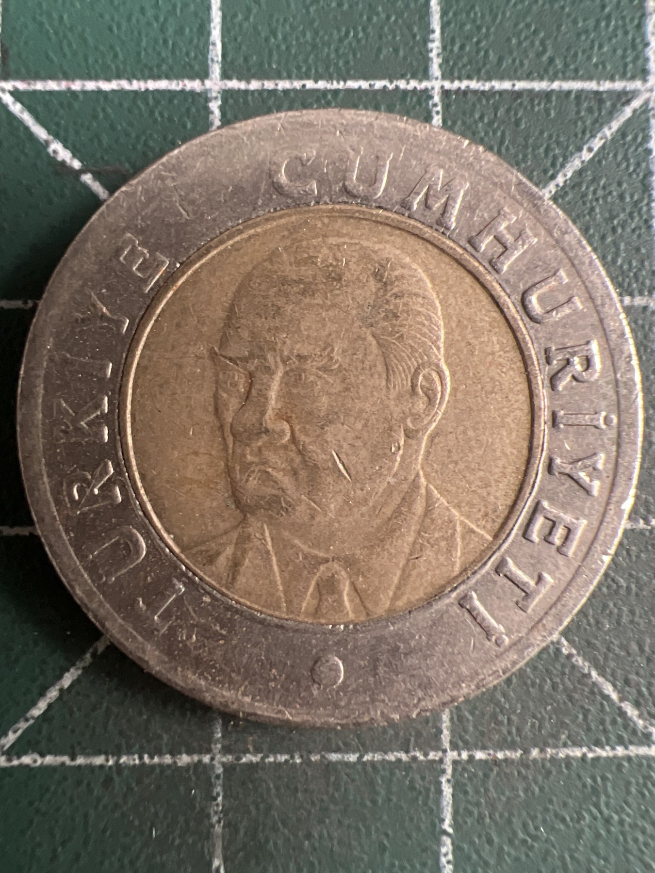 第587期 硬币专场 （无押金，捡漏，全场50包邮，偏远地区除外，接收代拍业务） 土耳其1里拉双色币 2005年