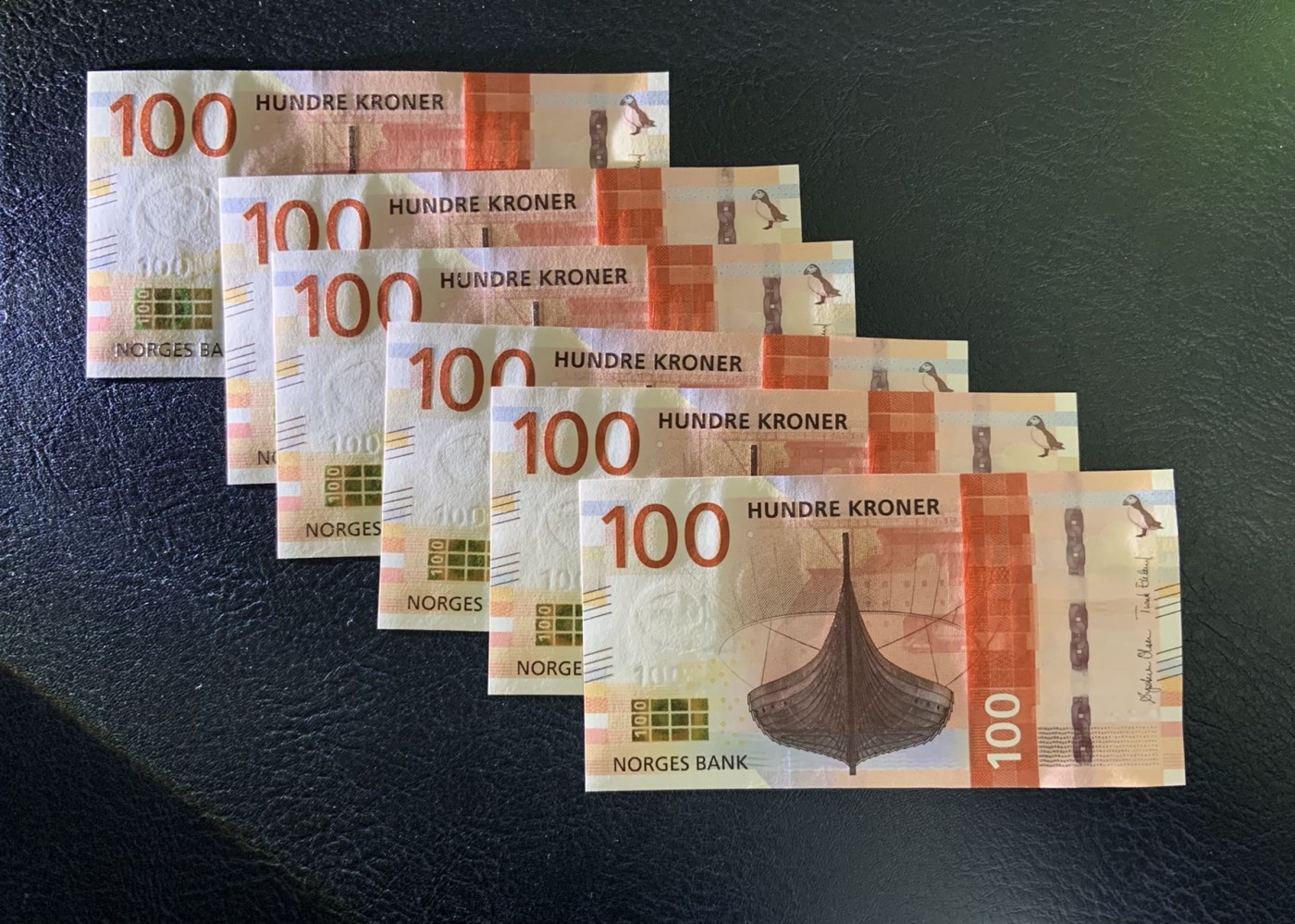 收藏联盟Quantum Auction 第310期拍卖 (已更新) 挪威2016年100克朗六连号 品相全新UNC 维京船