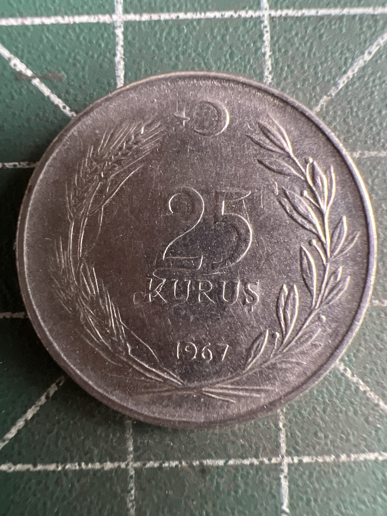 第481期 硬币专场 （无押金，捡漏，全场50包邮，偏远地区除外，接收代拍业务） 土耳其25库鲁斯