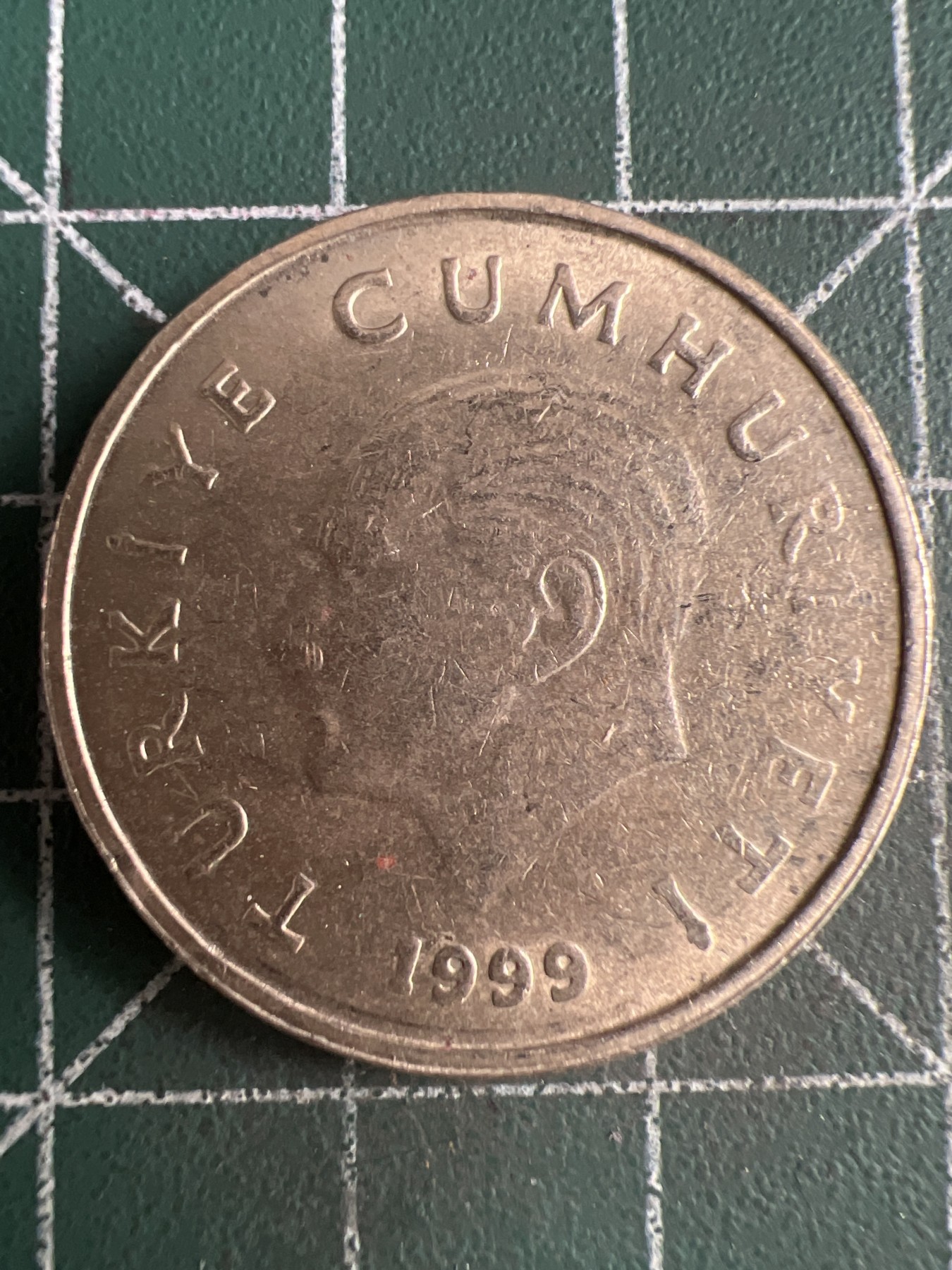 第497期 硬币专场 （无押金，捡漏，全场50包邮，偏远地区除外，接收代拍业务） 土耳其50bin 里拉 1999年