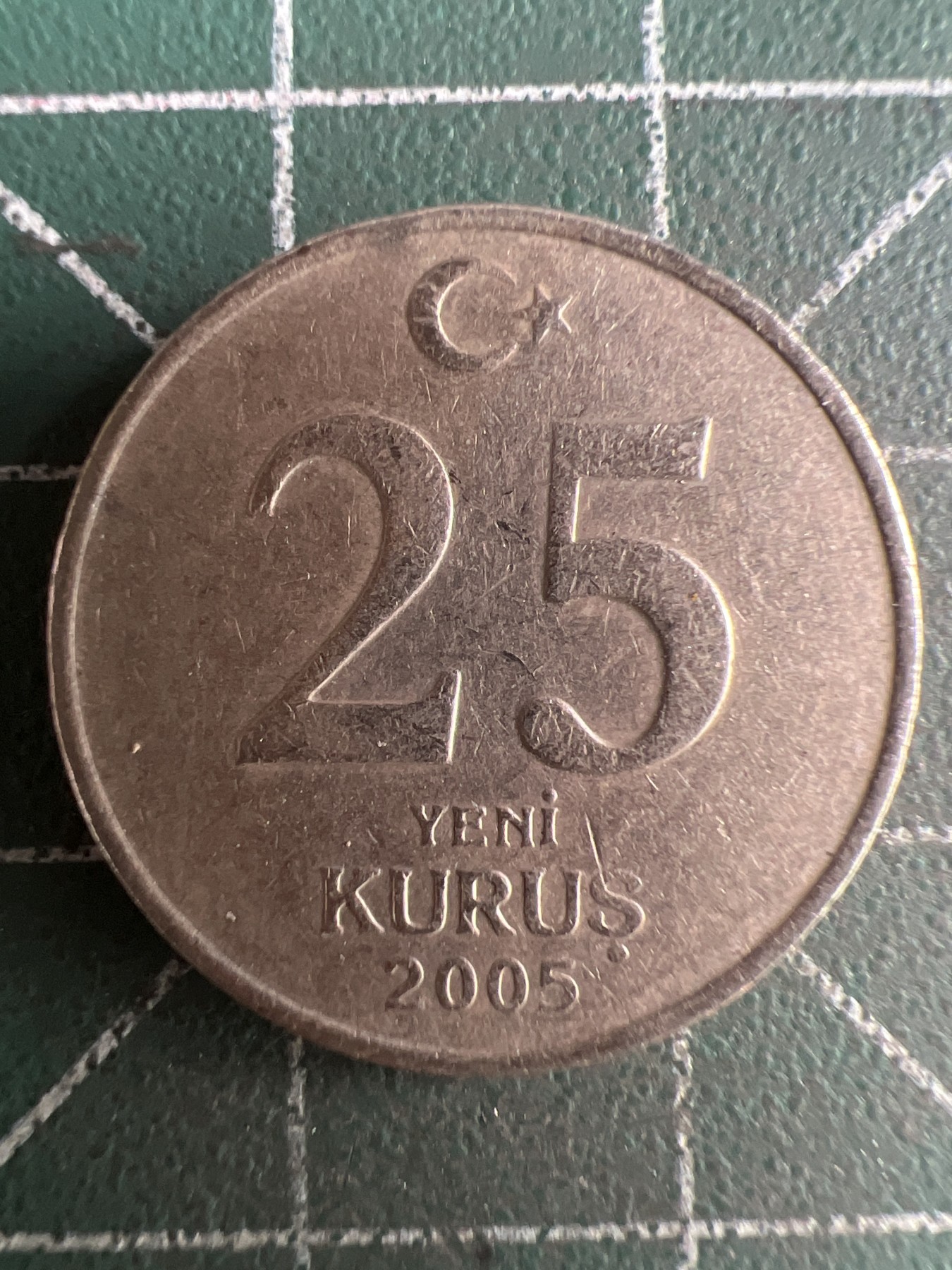 第481期 硬币专场 （无押金，捡漏，全场50包邮，偏远地区除外，接收代拍业务） 土耳其25库鲁斯