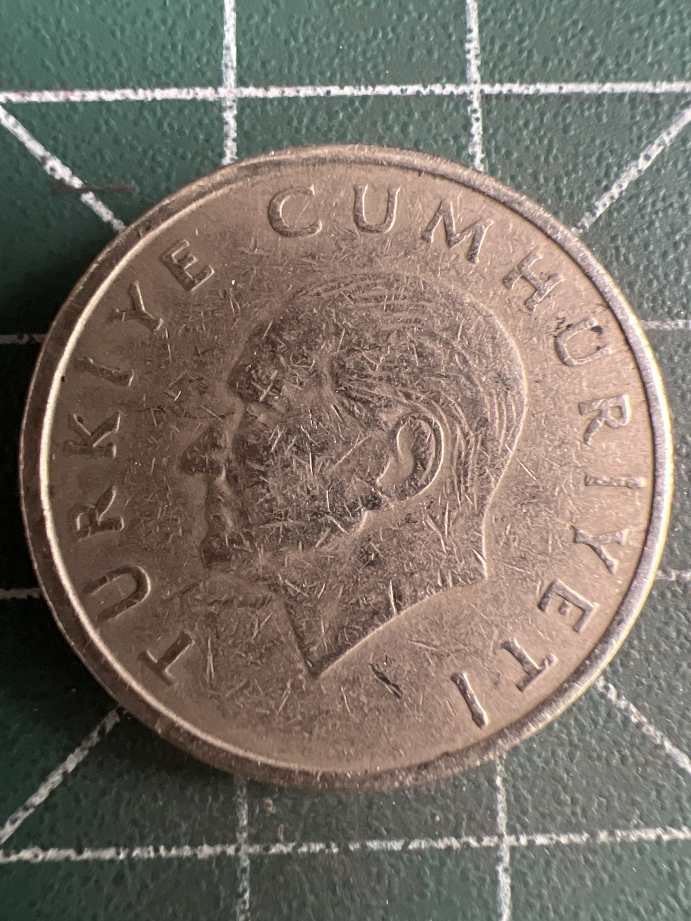 第587期 硬币专场 （无押金，捡漏，全场50包邮，偏远地区除外，接收代拍业务） 土耳其10bin 里拉  1995年