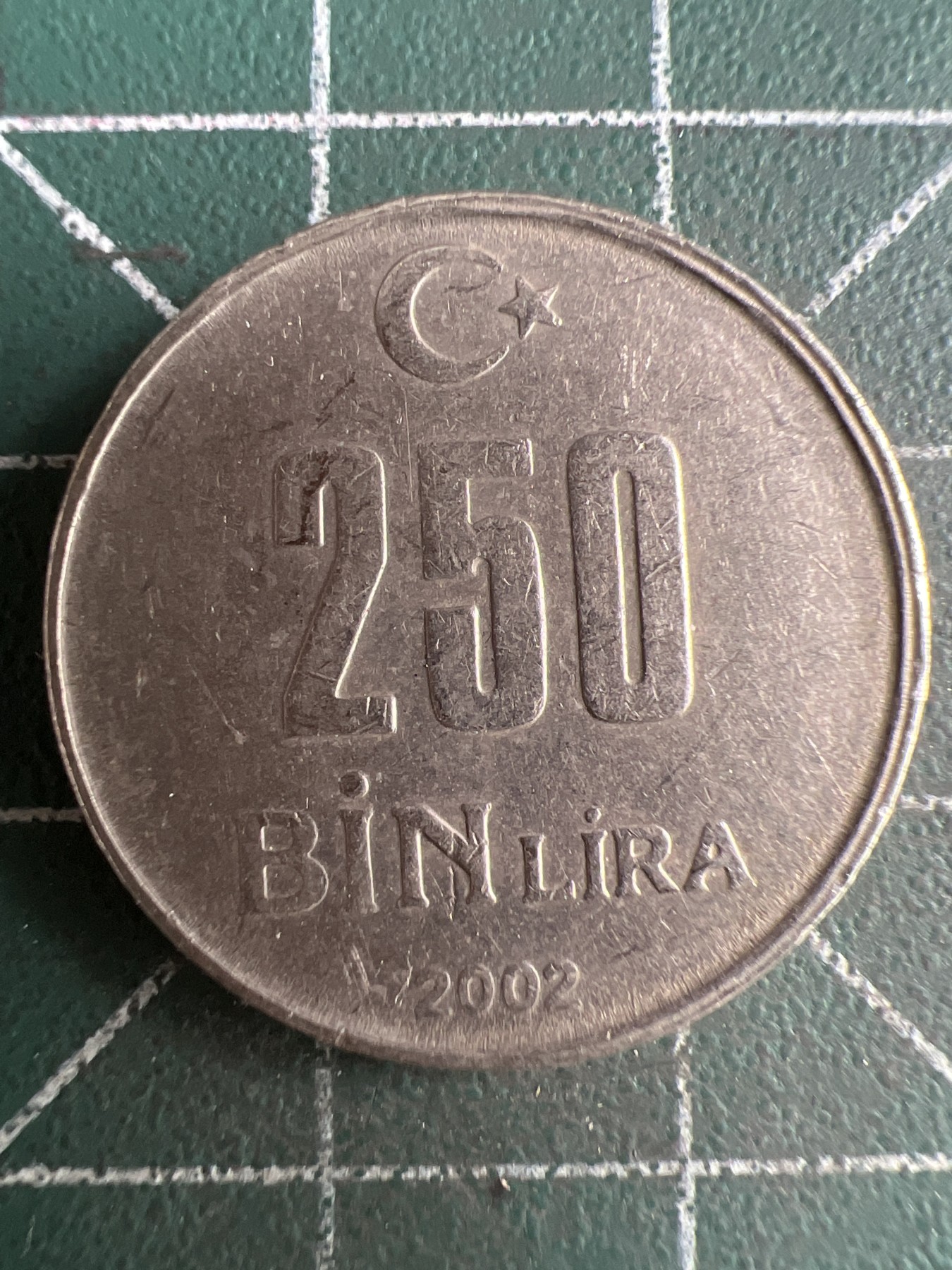 第481期 硬币专场 （无押金，捡漏，全场50包邮，偏远地区除外，接收代拍业务） 土耳其250bin里拉