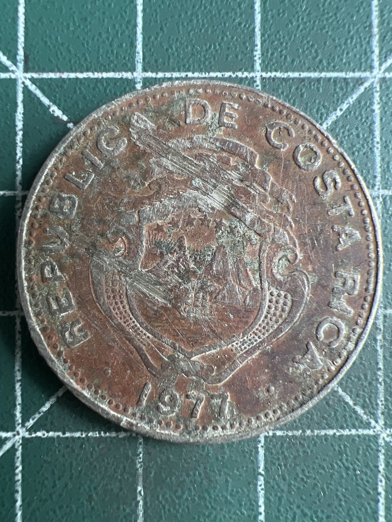 第497期 硬币专场 （无押金，捡漏，全场50包邮，偏远地区除外，接收代拍业务） 哥斯达黎加1克朗