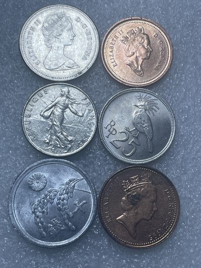 洪武诸明·稀奇钱币基地80场 - 好品杂币一组