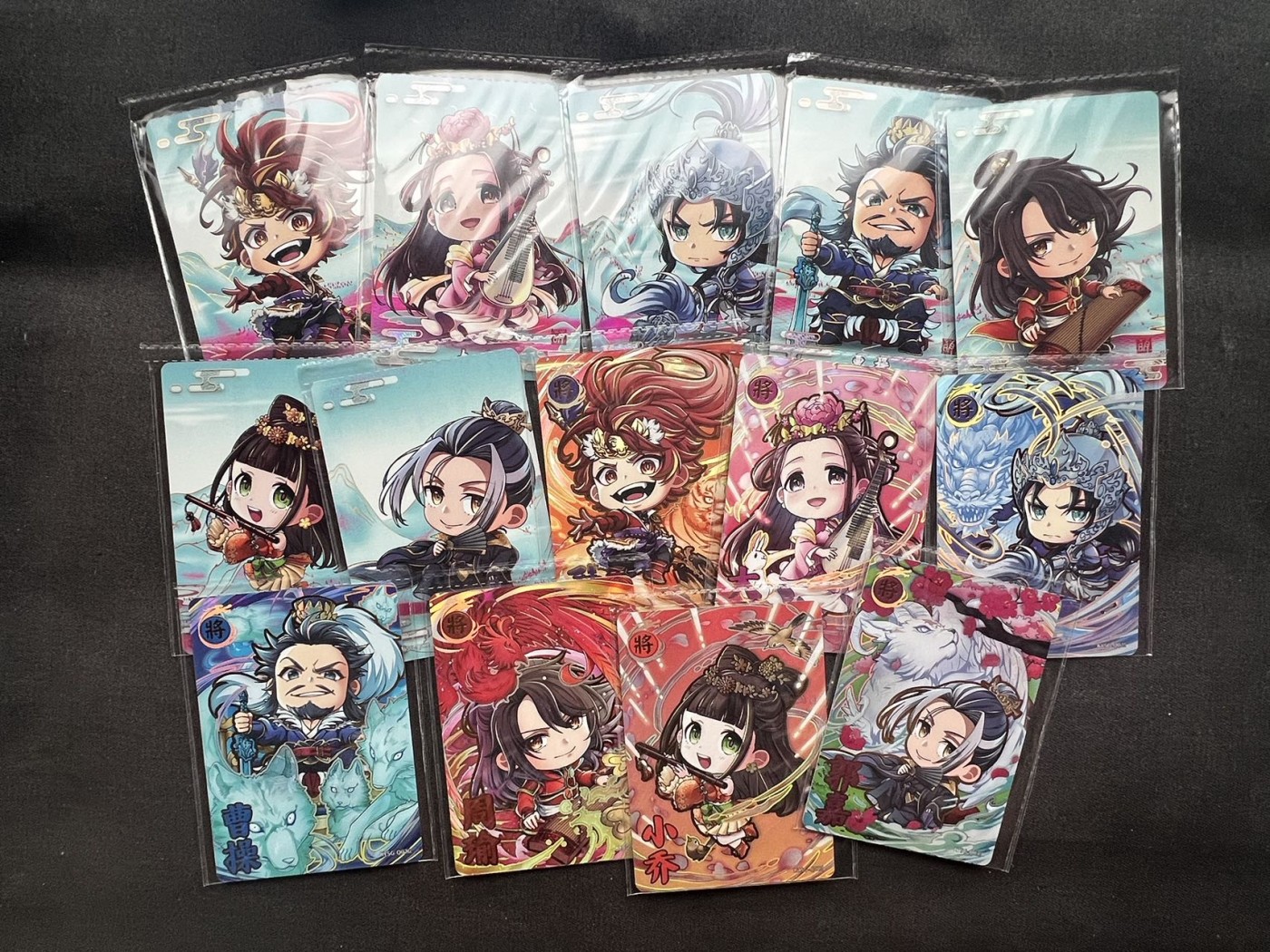 【随心卡拍】收藏卡拍卖【第九期】 卡游 三国q版卡 14张