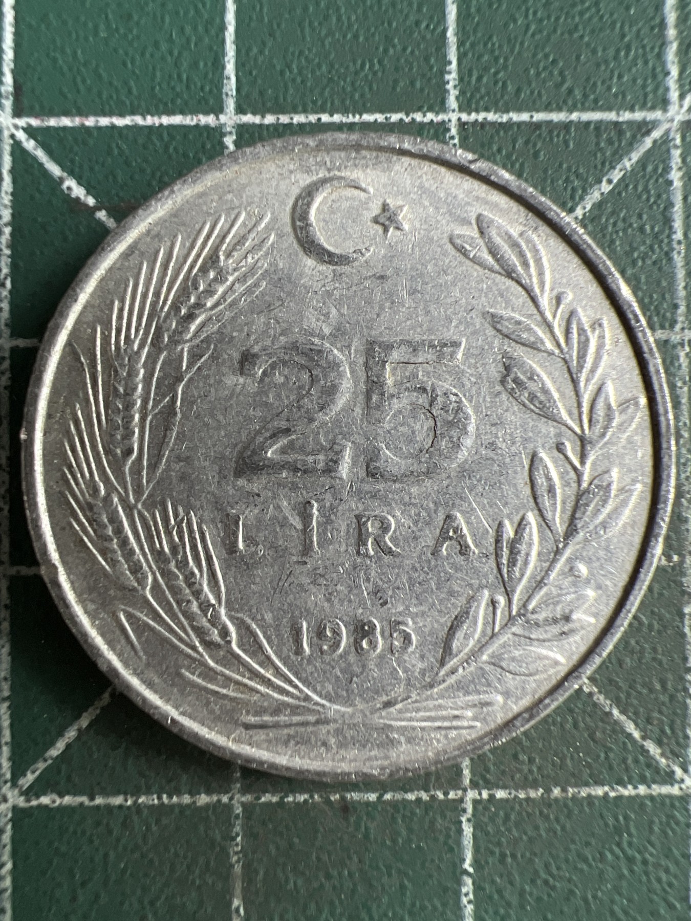 第527期  硬币专场 （无押金，捡漏，全场50包邮，偏远地区除外，接收代拍业务） 土耳其25里拉