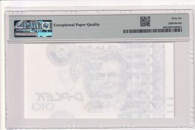 🌗乐淘淘世界纸币拍卖 第33期 测试钞专场🌓 英国德纳罗印钞公司测试钞 查尔斯·巴贝奇 PMG66EPQ