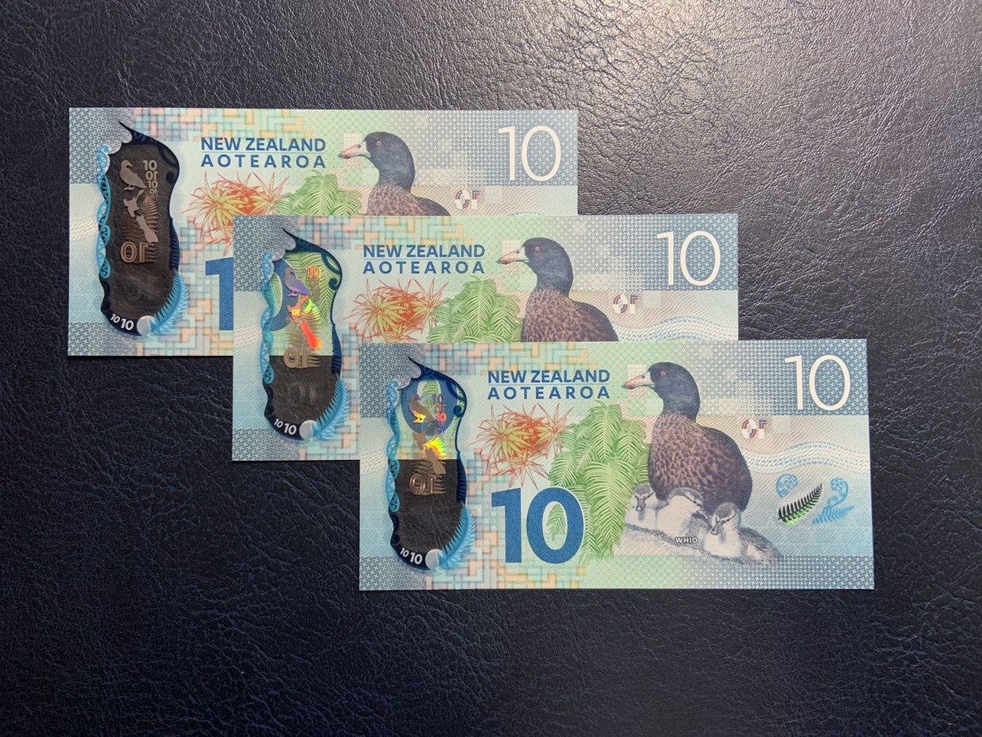 收藏联盟Quantum Auction 第310期拍卖 (已更新) 新西兰2015年10元3张 品相全新UNC