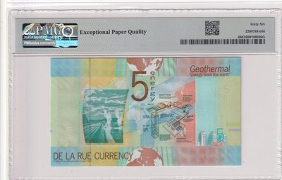 🌗乐淘淘世界纸币拍卖 第33期 测试钞专场🌓 英国德纳罗印钞公司2008年测试钞  PMG66EPQ