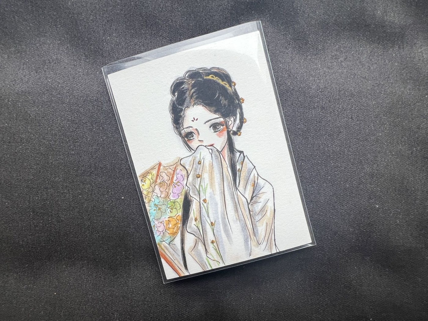 【随心卡拍】收藏卡拍卖【第九期】 【含颖手绘】古装美女一张