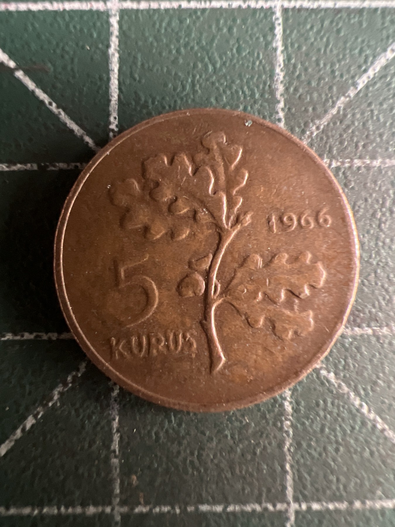 第497期 硬币专场 （无押金，捡漏，全场50包邮，偏远地区除外，接收代拍业务） 土耳其5库鲁斯 1966年